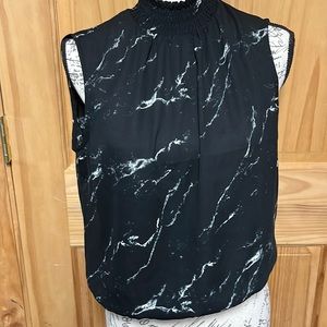 Express small sheer sleeveless top